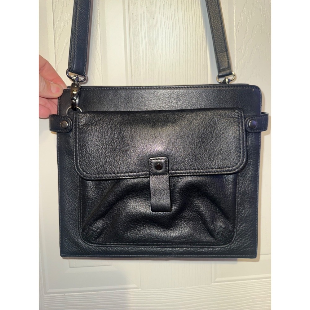 Levenger Black Leather Portfolio
